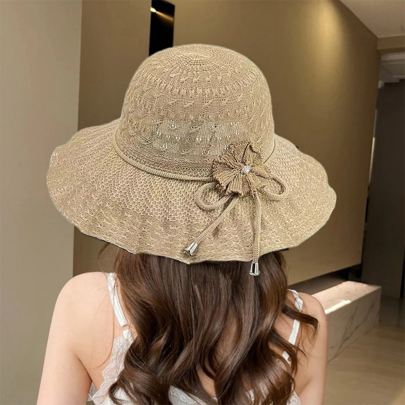 Chapeau Bob d'été en paille à  - Bucket Hat Straw avis et prix