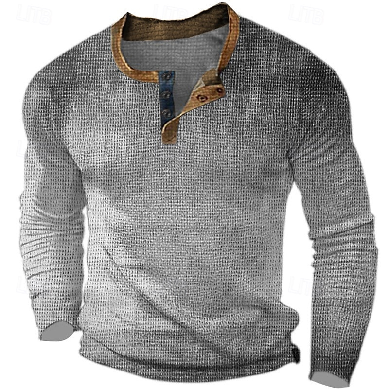 T-shirt Henley à manches longu - Tee Graphic Print avis et prix