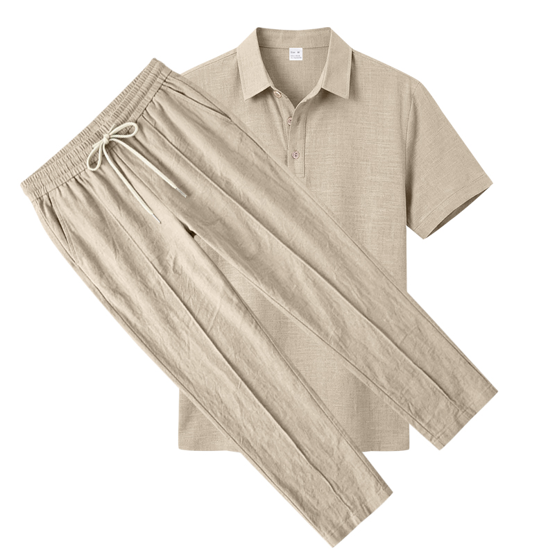 Ensemble polo 2 pièces pour ho - Short Linen Drawstring avis et prix